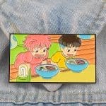 Ponyo on the Cliff Cute Badge Pin