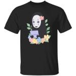 Spirited Away No Face Kaonashi Cute Flower T Shirt Ghibli Store ghibli.store