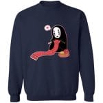 Spirited Away No Face Kaonashi Knitting Sweatshirt Ghibli Store ghibli.store