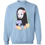 Spirited Away No Face Kaonashi Cute Flower Sweatshirt Ghibli Store ghibli.store