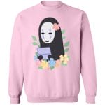 Spirited Away No Face Kaonashi Cute Flower Sweatshirt Ghibli Store ghibli.store
