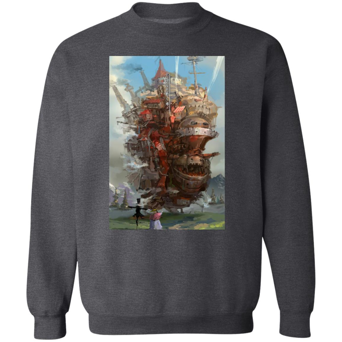 Howl’s Moving Castle Watercolor Fanart Sweatshirt