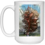 Howl's Moving Castle Watercolor Fanart Mug 15Oz