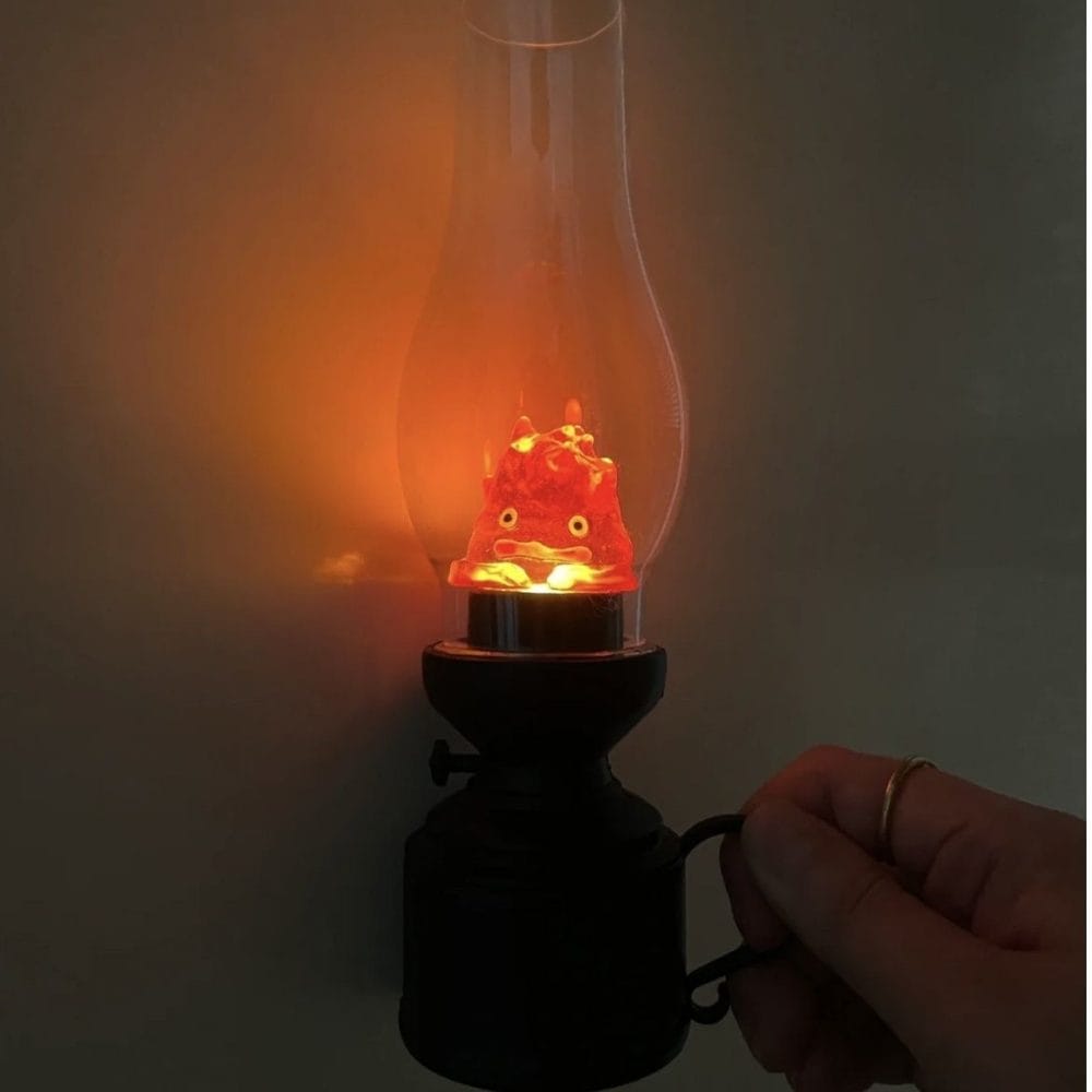 HOWL'S MOVING CASTLE - Illuminated Calcifer & Candle - Lamp 13cm :  : Lamp Benelic / Studio Ghibli Ghibli