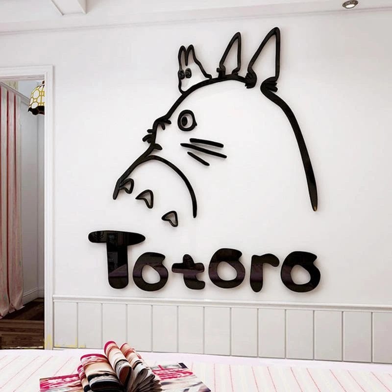 My Neighbor Totoro Acrylic 3D Wall Decor Stickers - Ghibli Store