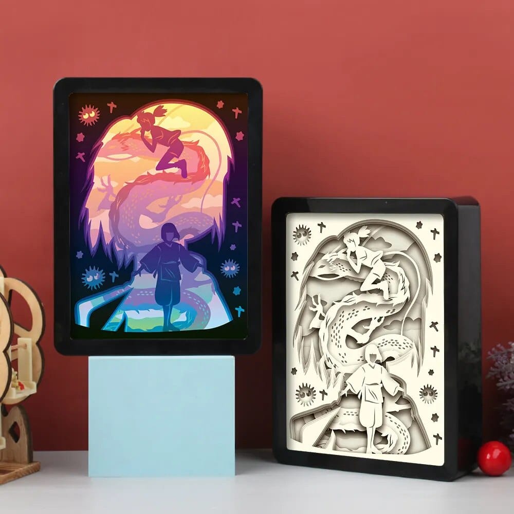 Spirited Away 3D Paper Carving Art Light Box - Ghibli Store