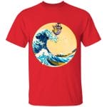 Totoro On The Waves T Shirt for Kid Ghibli Store ghibli.store