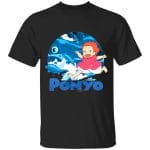 Ghibli Studio Ponyo On The Waves T Shirt for Kid Ghibli Store ghibli.store