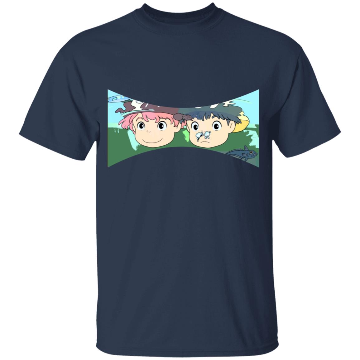 Ponyo and Sosuke Kid T Shirt