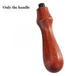 The wood handle