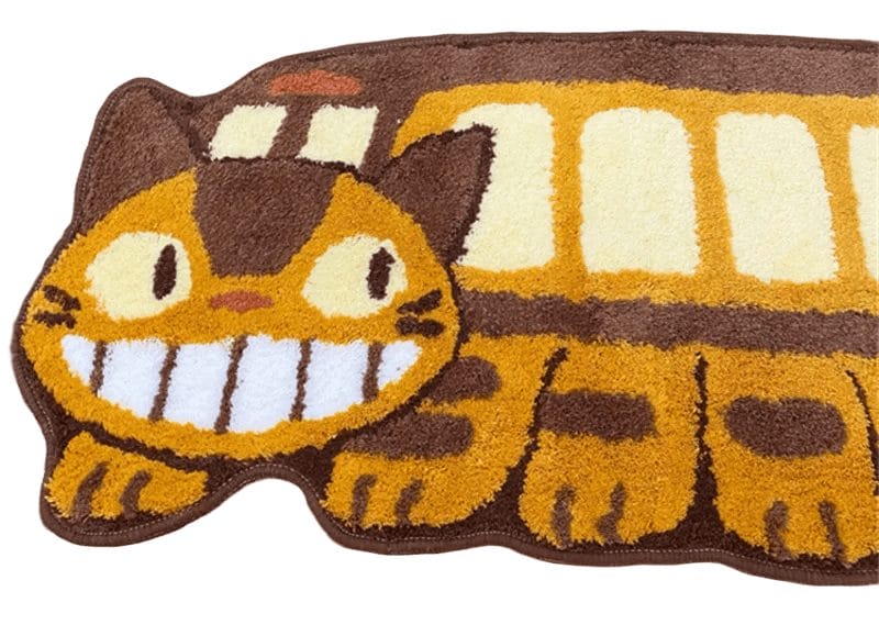 My Neighbor Totoro Catbus High-quality Soft Shaggy Rug - Ghibli Store