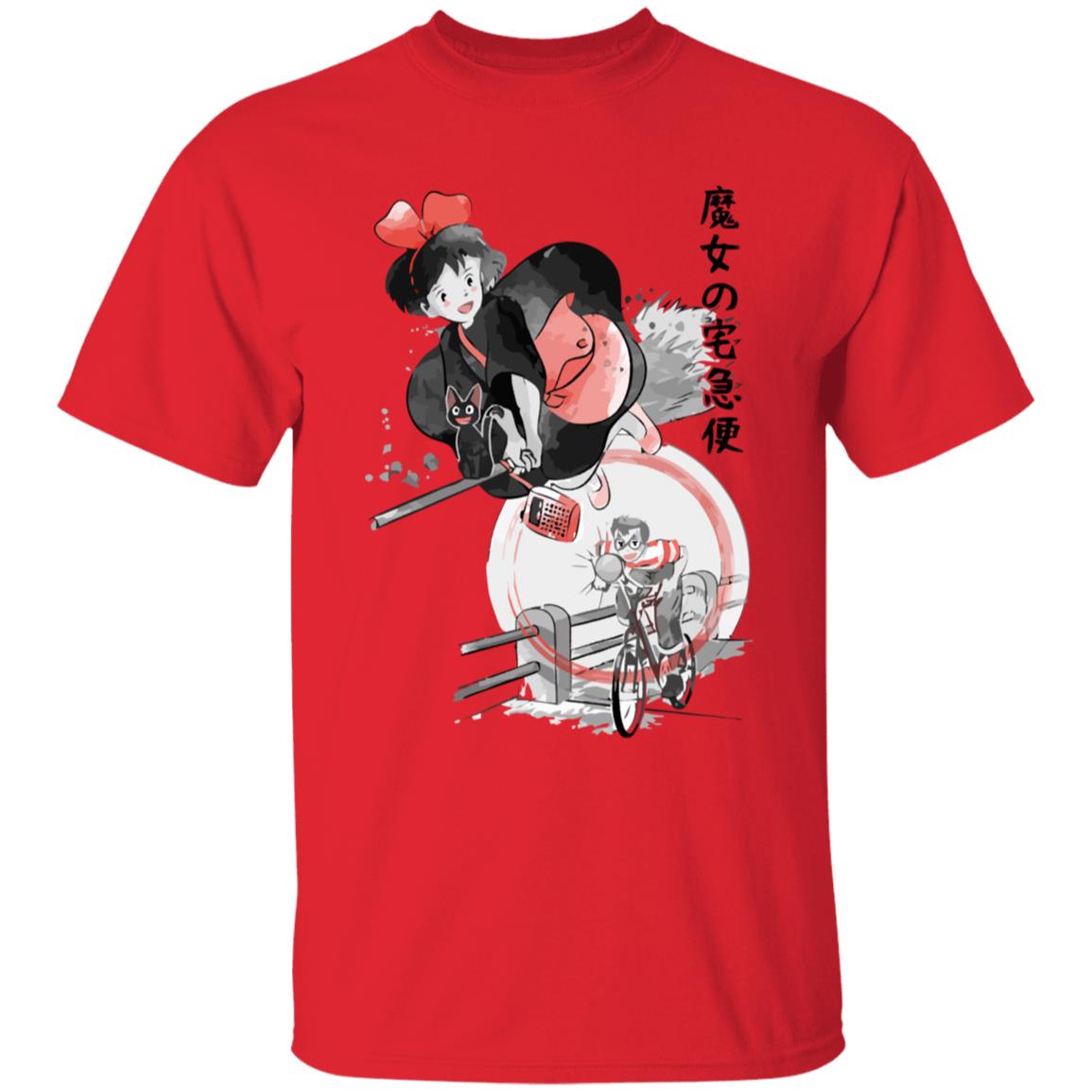 Kiki's Delivery Service - Kiki & Tombo T Shirt for Kid - Ghibli Store