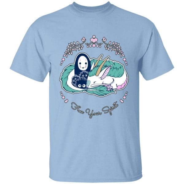 Spirited Away – No Face and Haku Dragon T Shirt for Kid Ghibli Store ghibli.store