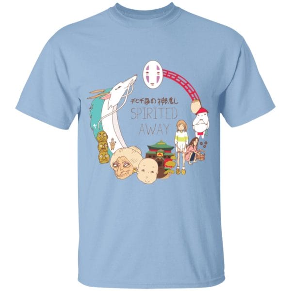 Spirited Away – Haku Dragon with Sen and No Face T Shirt for Kid Ghibli Store ghibli.store