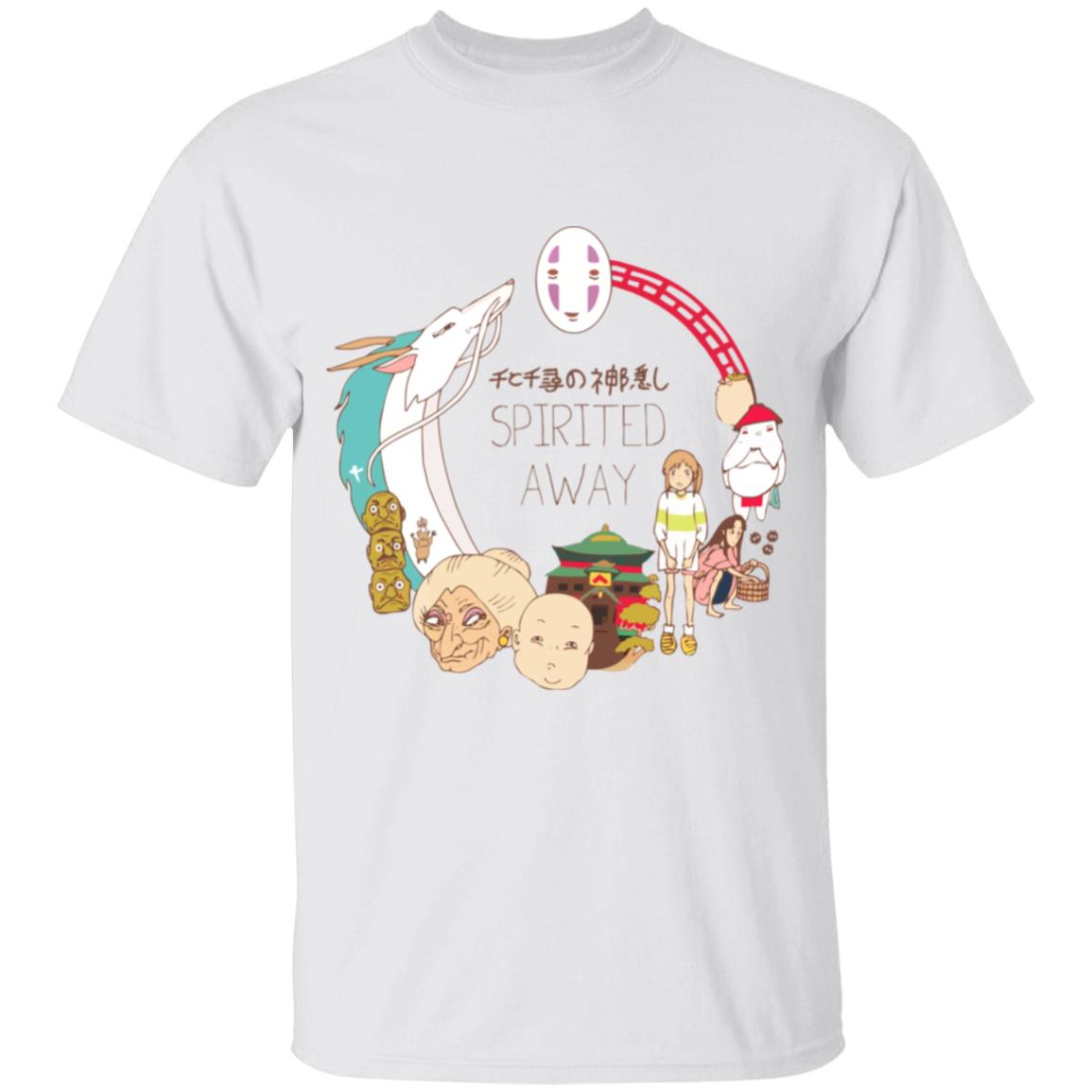 Spirited Away Compilation Characters T Shirt for Kid - Ghibli Store