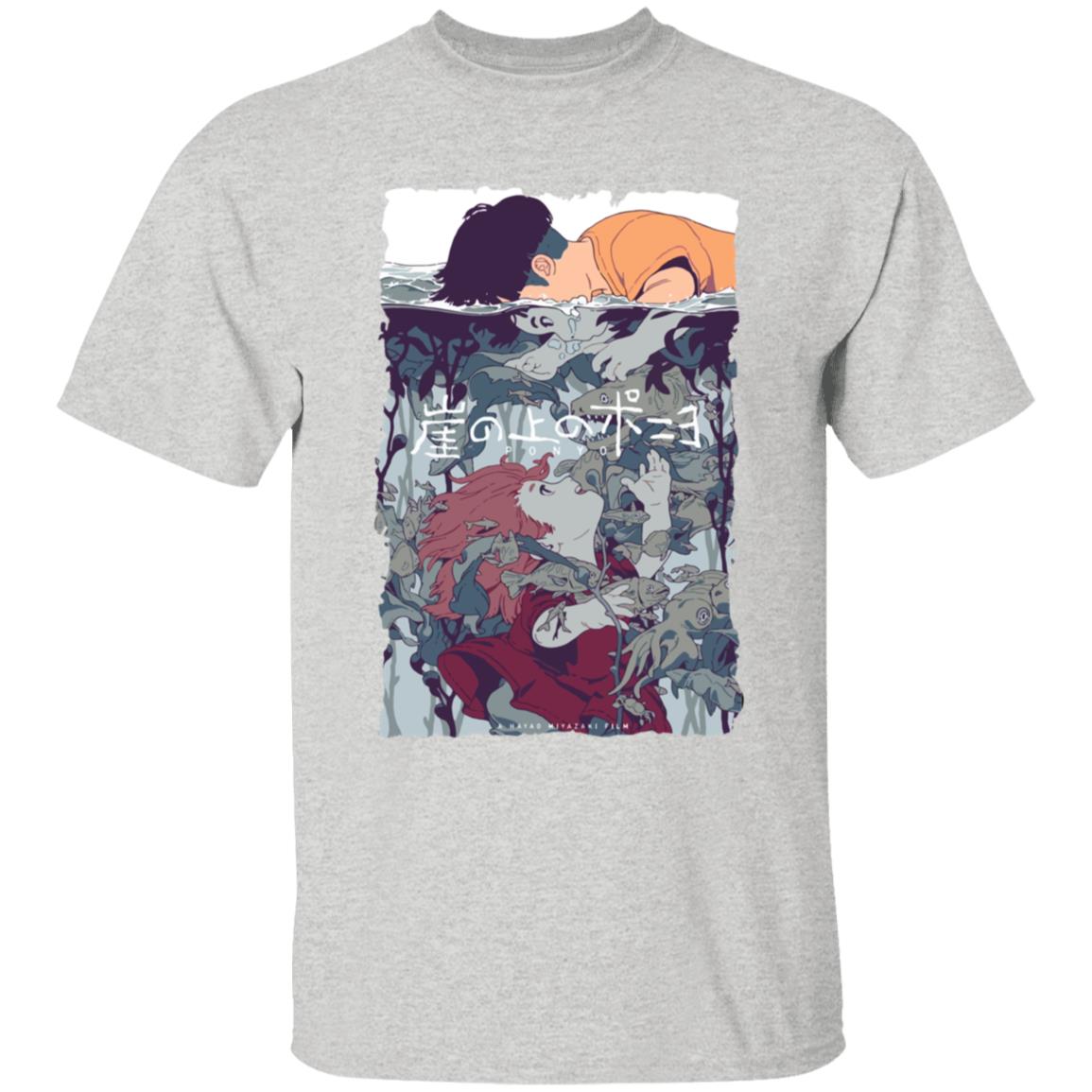 Ponyo and Sosuke Creative Art Kid T Shirt