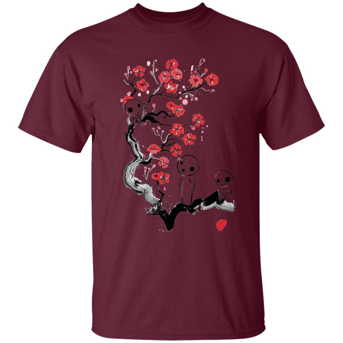 Princess Mononoke – Tree Spirits on the Cherry Blossom Kid T Shirt