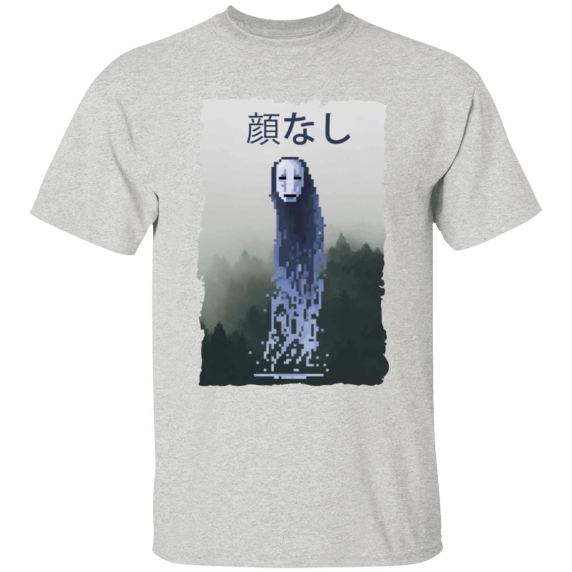 Spirited Away No Face Kaonashi 8bit Kid T Shirt