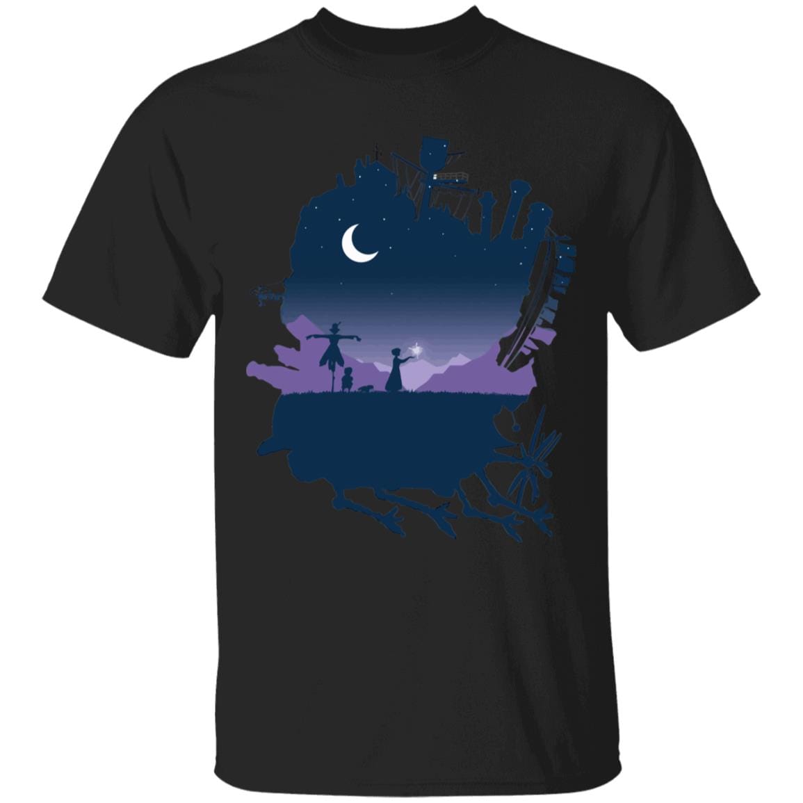 Howl’s Moving Castle Midnight T Shirt for Kid Ghibli Store ghibli.store
