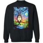 Totoro Starry Night Sweatshirt Ghibli Store ghibli.store
