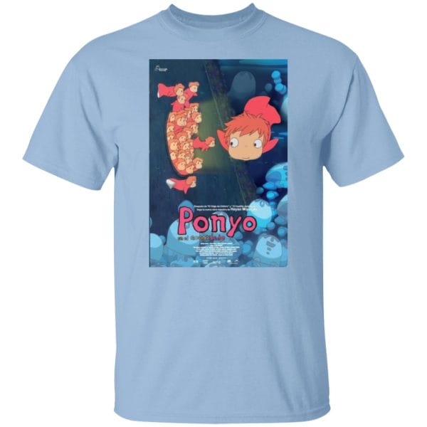 Ponyo Poster – Spanish Version T Shirt Ghibli Store ghibli.store