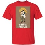 Grave of The Fireflies Simply Poster T Shirt Ghibli Store ghibli.store