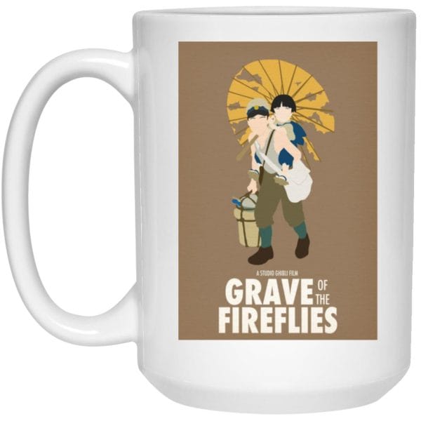 Grave of The Fireflies Simply Poster Mug Ghibli Store ghibli.store