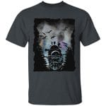 Howl’s Moving Castle At Night T Shirt for Kid Ghibli Store ghibli.store