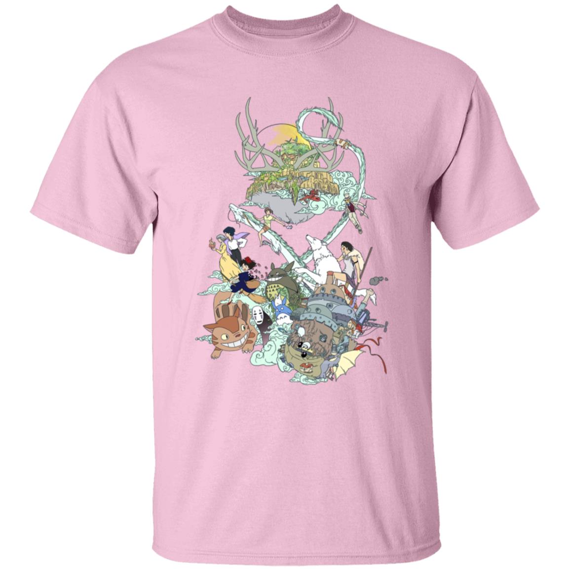 Ghibli Characters Color Collection Kid T Shirt