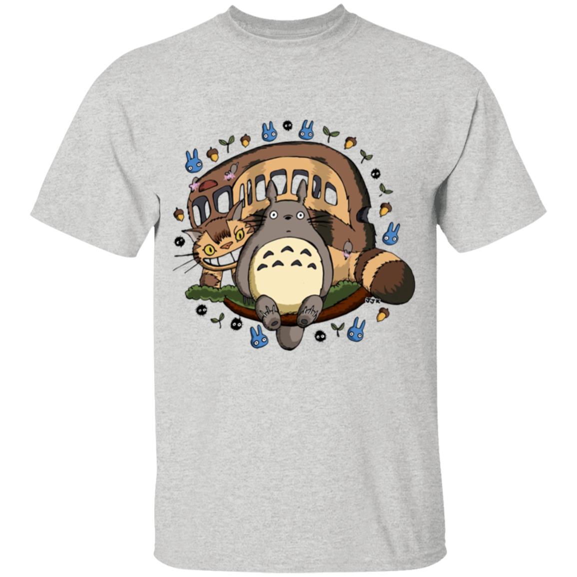 Totoro and the Catbus T Shirt for Kid Ghibli Store ghibli.store