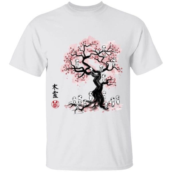 Tree Spirits under the Sakura T Shirt for Kid Ghibli Store ghibli.store