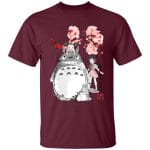 Totoro and the Girls by Sakura T Shirt for Kid Ghibli Store ghibli.store