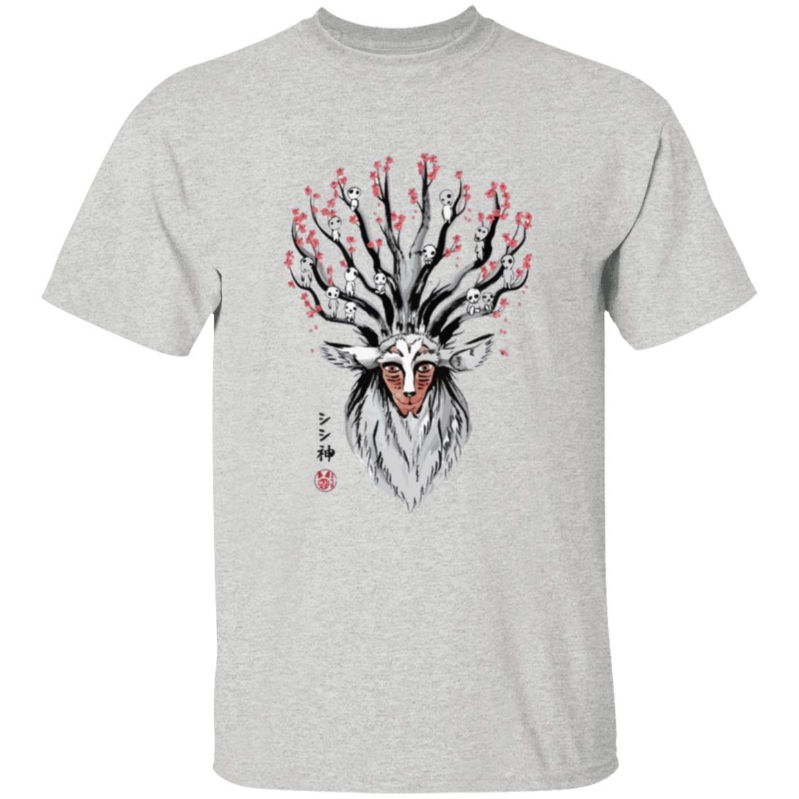Princess Mononoke - Shishigami and Sakura T Shirt for Kid Princess Mononoke - Shishigami and Sakura T Shirt for Kid