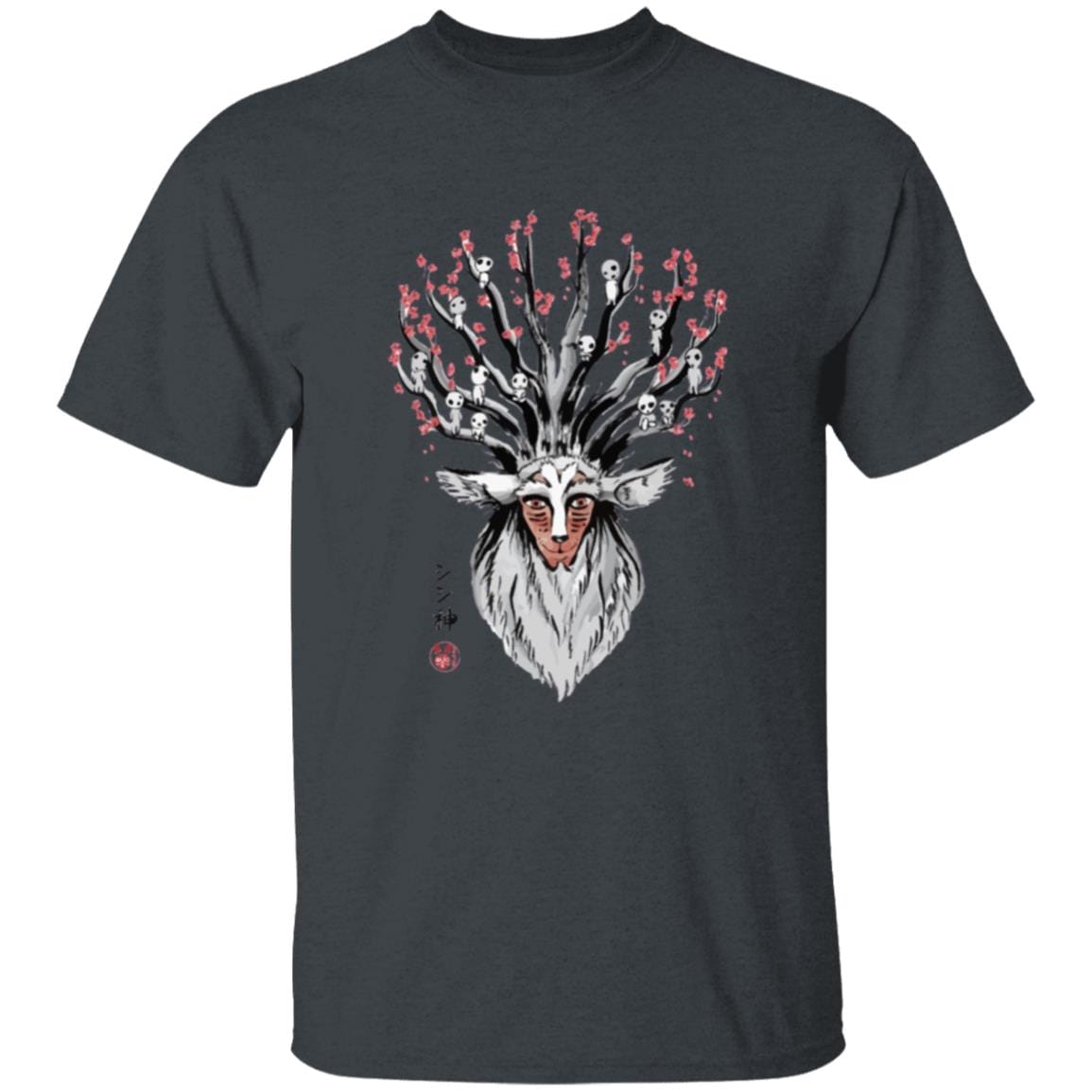 Princess Mononoke - Shishigami and Sakura T Shirt for Kid Princess Mononoke - Shishigami and Sakura T Shirt for Kid
