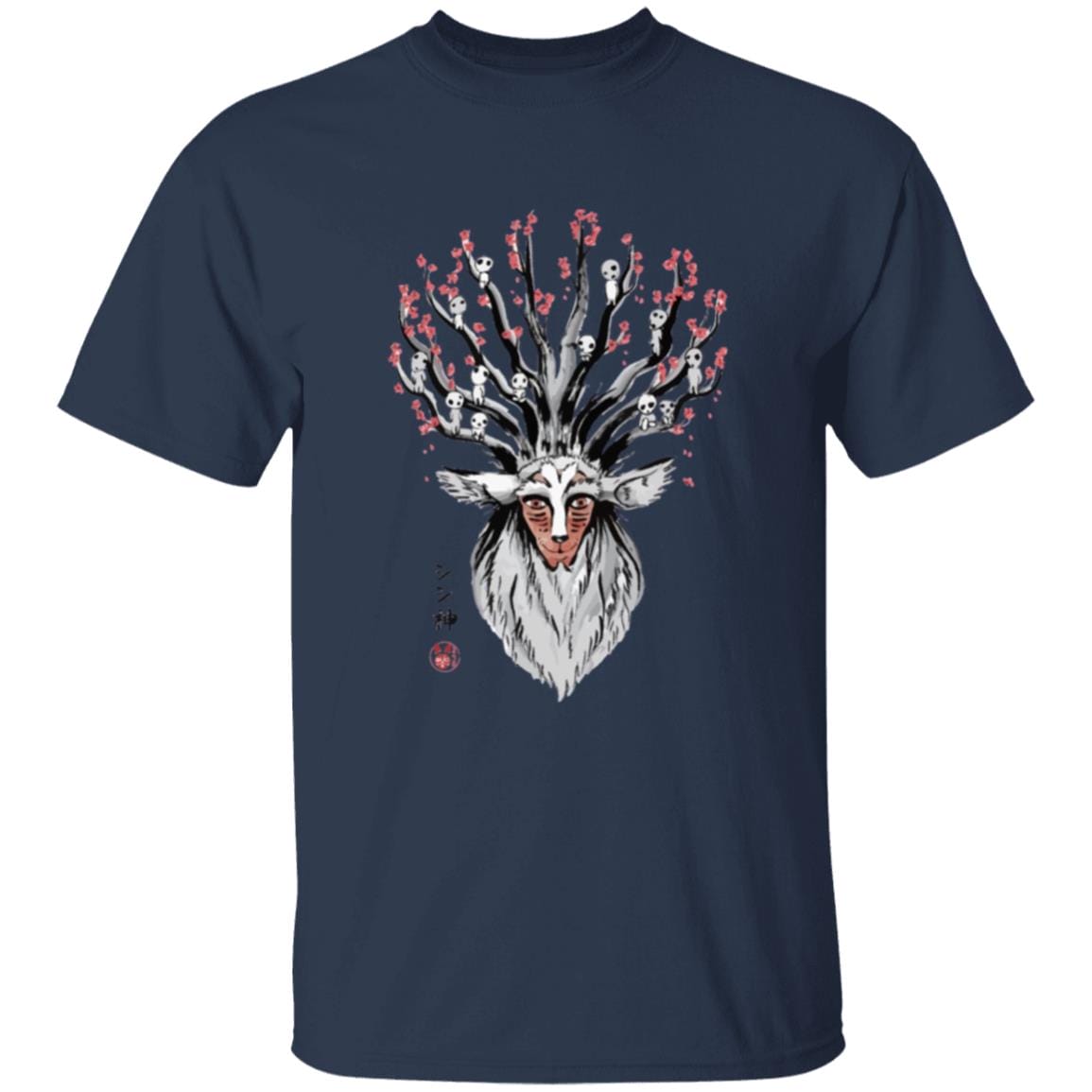 Princess Mononoke - Shishigami and Sakura T Shirt for Kid Princess Mononoke - Shishigami and Sakura T Shirt for Kid