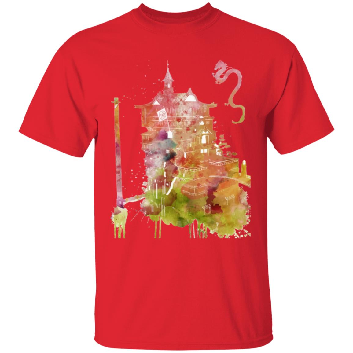 Spirited Away – The Bathhouse Color Cutout T Shirt for Kid Ghibli Store ghibli.store