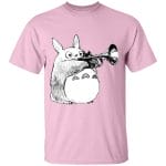 Totoro and the trumpet T Shirt for Kid Ghibli Store ghibli.store