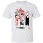 Spirited Away – Sen and Friends by the Bathhouse T Shirt for Kid Ghibli Store ghibli.store