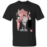 Spirited Away – Sen and Friends by the Bathhouse T Shirt for Kid Ghibli Store ghibli.store