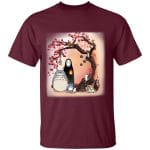 Totoro and Ghibli Friends under the Sakura T Shirt for Kid Ghibli Store ghibli.store