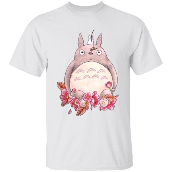 Totoro – flower fishing T Shirt for Kid Ghibli Store ghibli.store