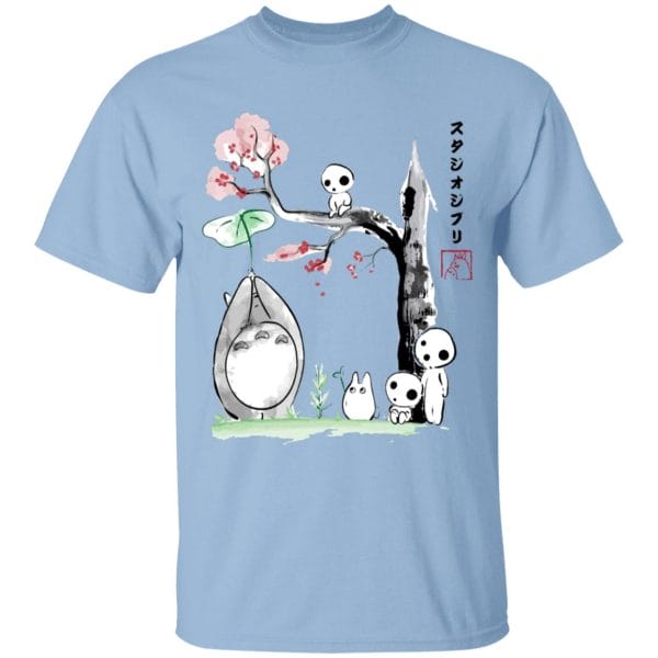 Totoro – Dreaming under the Sakura Kid T Shirt