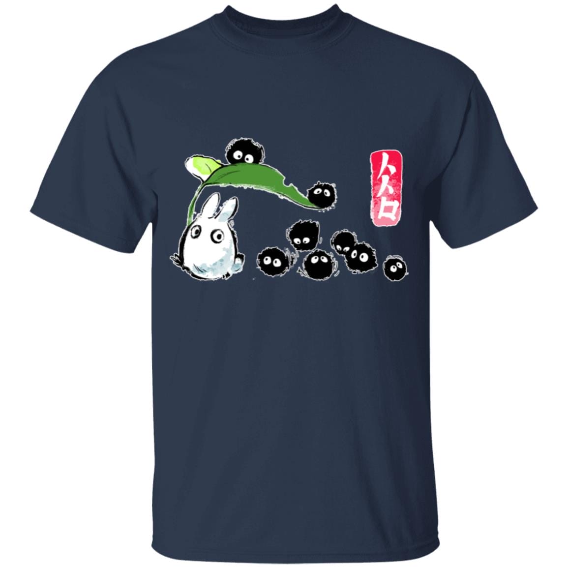 Mini Totoro and the Soot Balls T Shirt for Kid Ghibli Store ghibli.store