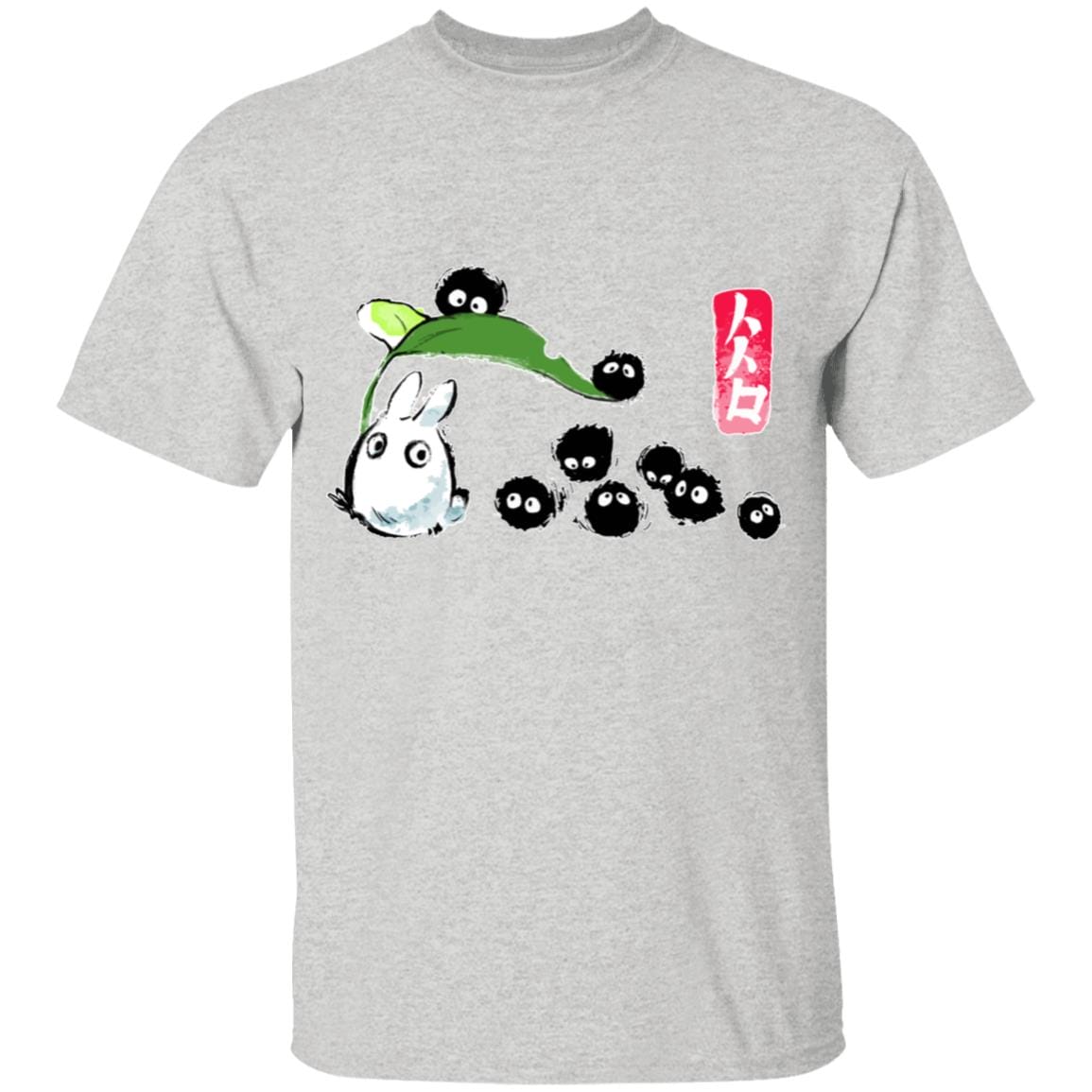 Mini Totoro and the Soot Balls T Shirt for Kid Ghibli Store ghibli.store