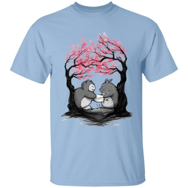 Totoro vs Snorlax Pillow fight T Shirt for Kid Ghibli Store ghibli.store