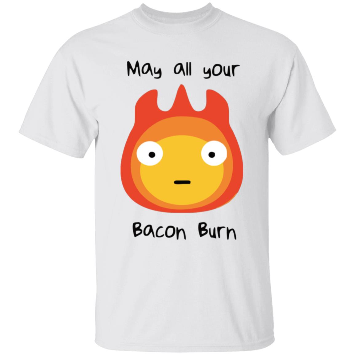 Howl’s Moving Castle – May All Your Bacon Burn T Shirt for Kid Ghibli Store ghibli.store