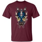 Howl’s Moving Castle Characters Mirror T Shirt for Kid Ghibli Store ghibli.store