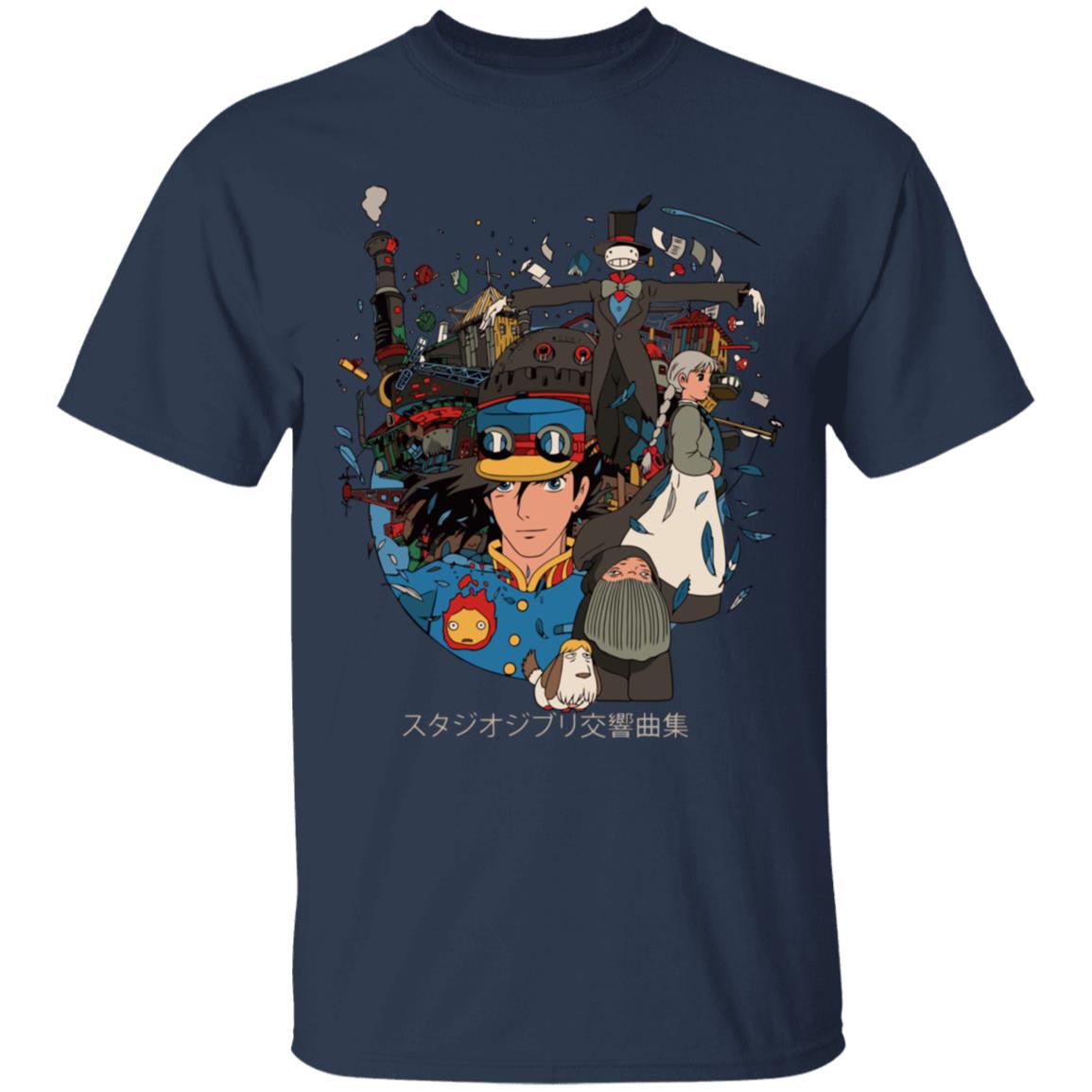 Howl’s Moving Castle Characters Compilation Kid T Shirt