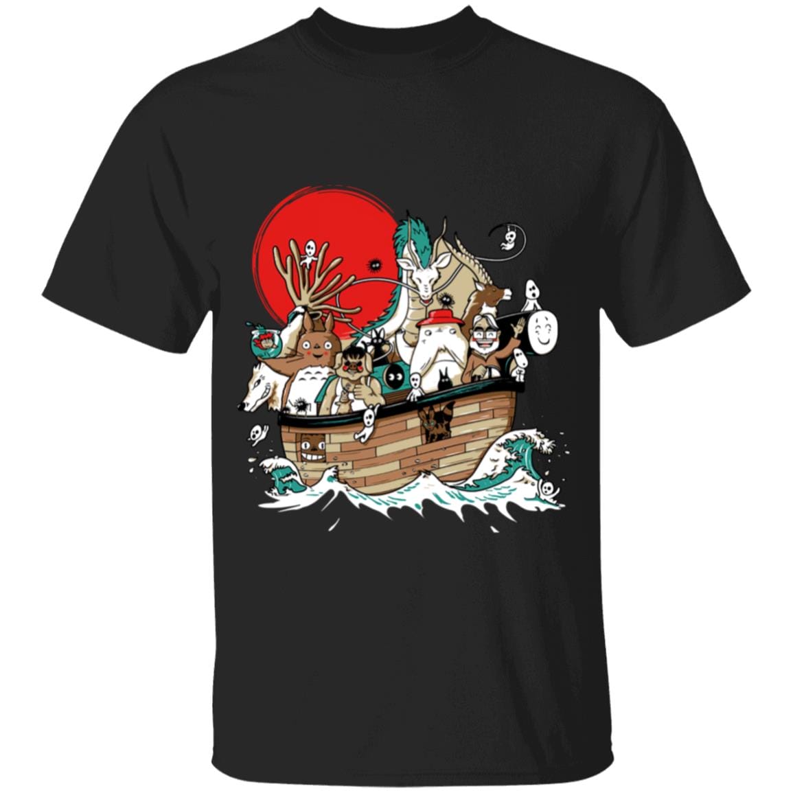 Studio Ghibli Boat T Shirt for Kid - Ghibli Store