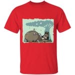 Pom Poko and the Tree Spirits T Shirt for Kid Ghibli Store ghibli.store